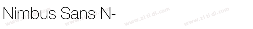 Nimbus Sans N字体转换 Nimbus Sans N字体转换